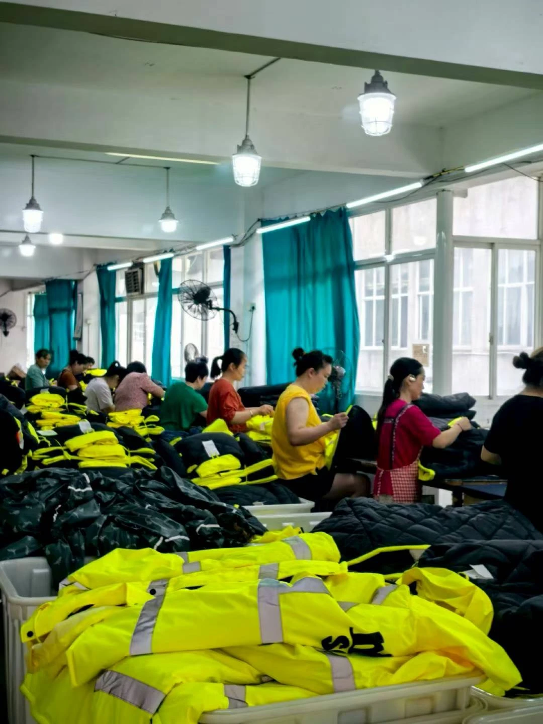 Goodus garment factory production floor